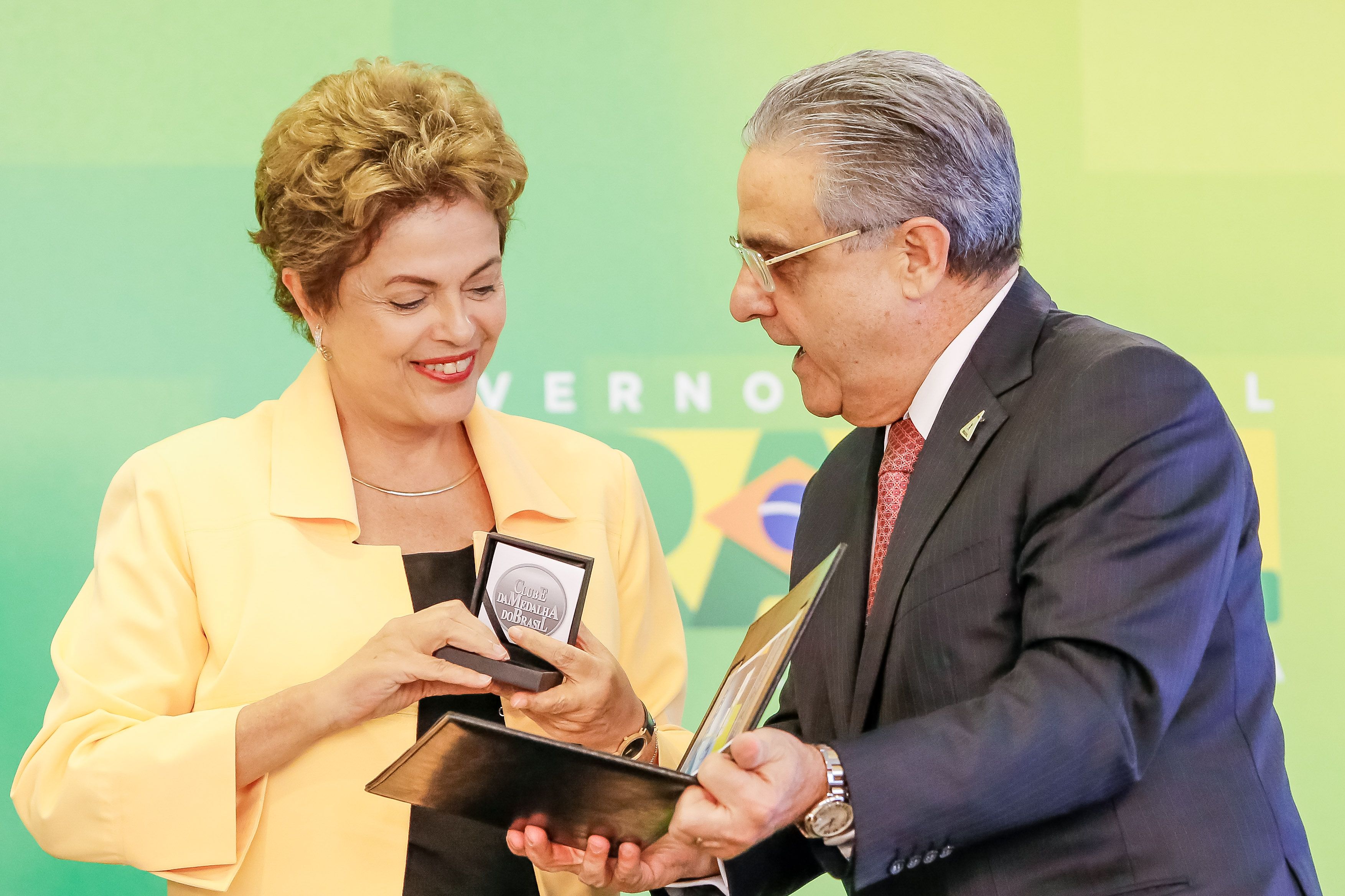 Presidente Dilma Rousseff durante recepção à Delegação Brasileira de WorldSkills 2015 no Palácio do Planalto. | Roberto Stuckert Filho/ PR
