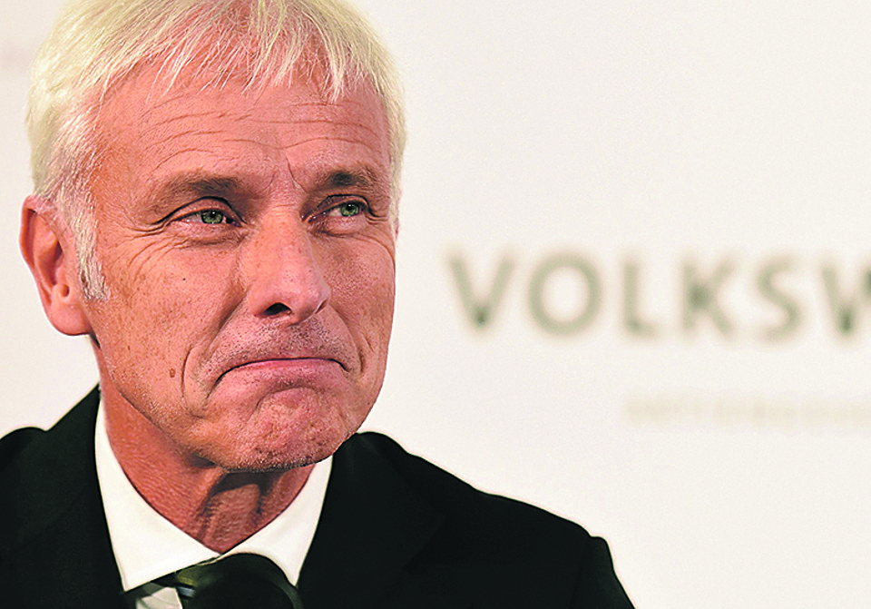Matthias Müller (foto) assumiu o lugar de Martin Winterkorn. | Fabian Bimmer/Reuters