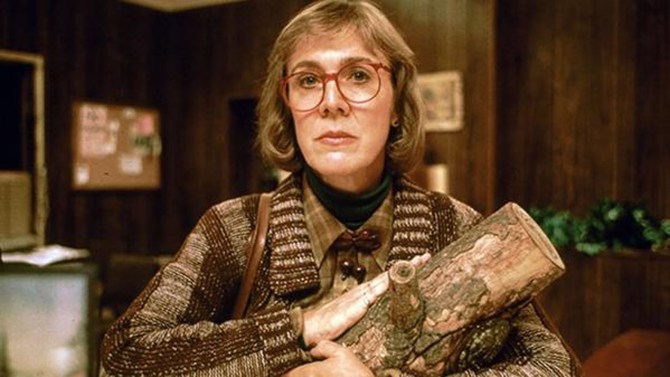 Catherine Coulson: personagem enigmática da série “Twin Peaks”. | Divulgação