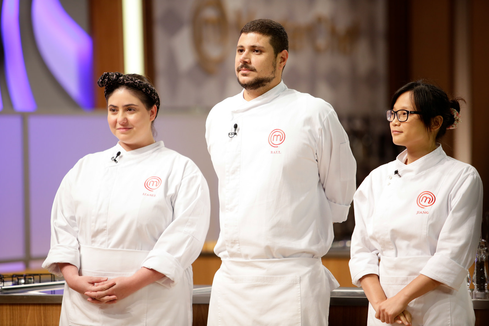 Izabel, Raul e Jiang, semifinalistas do Masterchef | Carol Gherardi/Band/Divugação