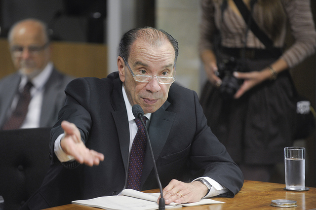 Senador Aloysio Nunes (PSDB-SP) critica investigação da Lava Jato. | Marcos Oliveira/Agência Senado