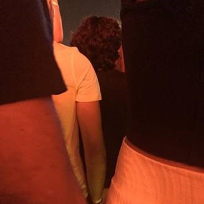 Tatá Werneck curtiu o show de Rihanna |