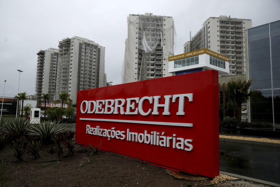 Sede da Odebrecht: site fora do ar após a invasão de hackers. | PIilar Olivares/Reuters