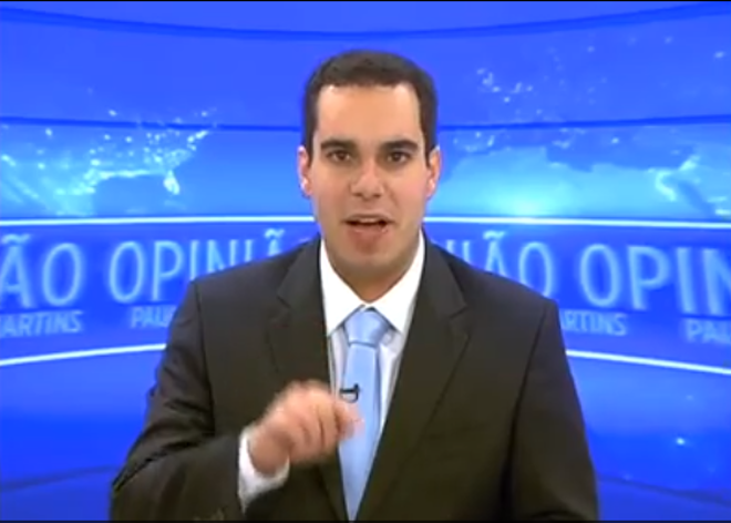 Representante do MBL em Curitiba, Paulo Martins é cotado para concorrer à prefeitura de Curitiba. | Reprodução