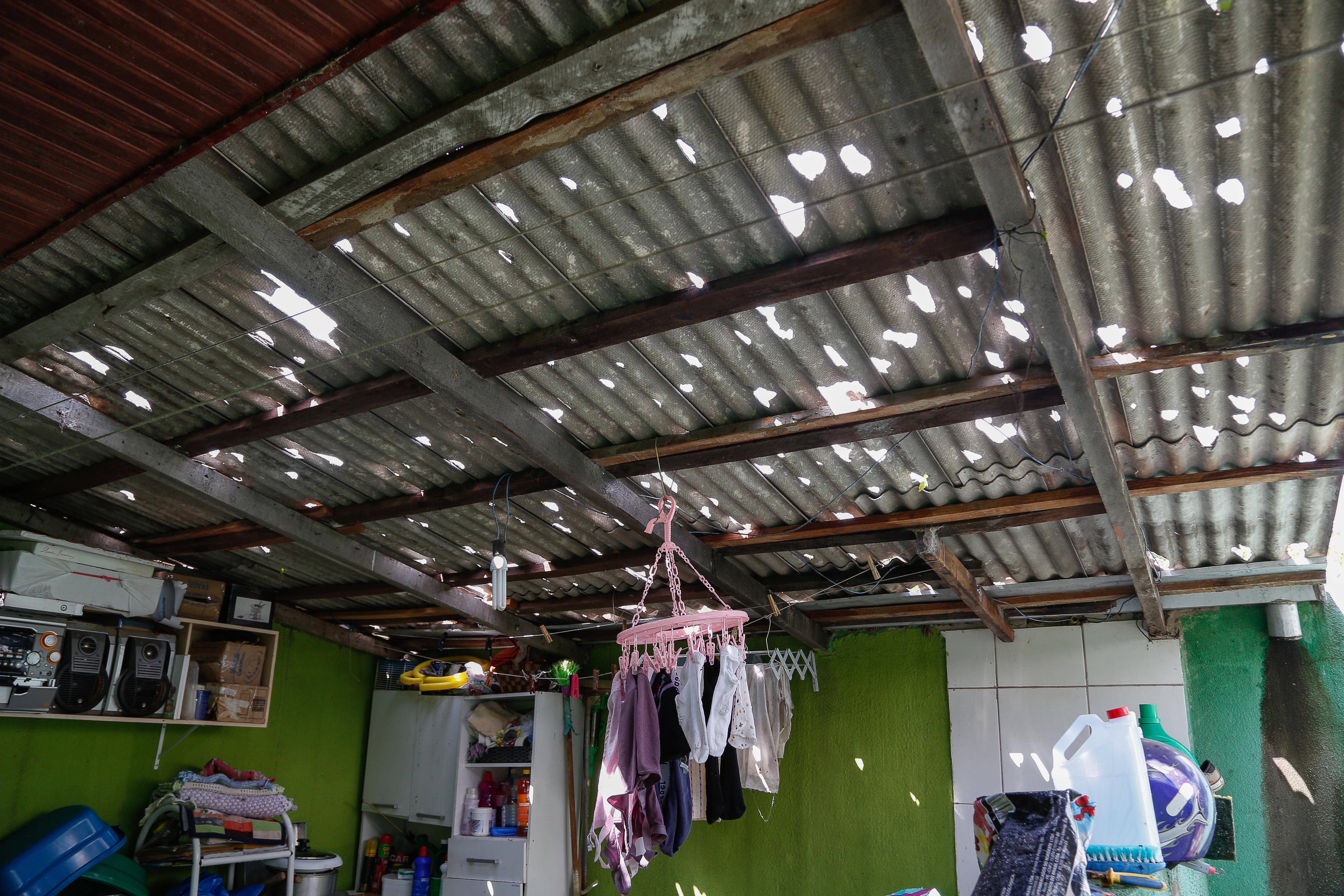 Em Foz do Iguaçu, 29 mil residência foram danificadas e pelo menos 2 mil pessoas estão desalojadas. | Kiko Sierich/Gazeta do Povo