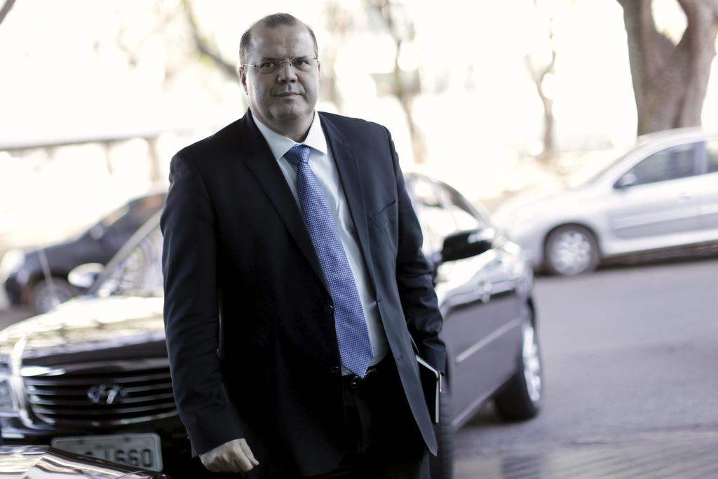 Tombini apareceu de surpresa durante a coletiva sobre o Relatório Trimestral de Inflação. | UESLEI MARCELINO/REUTERS