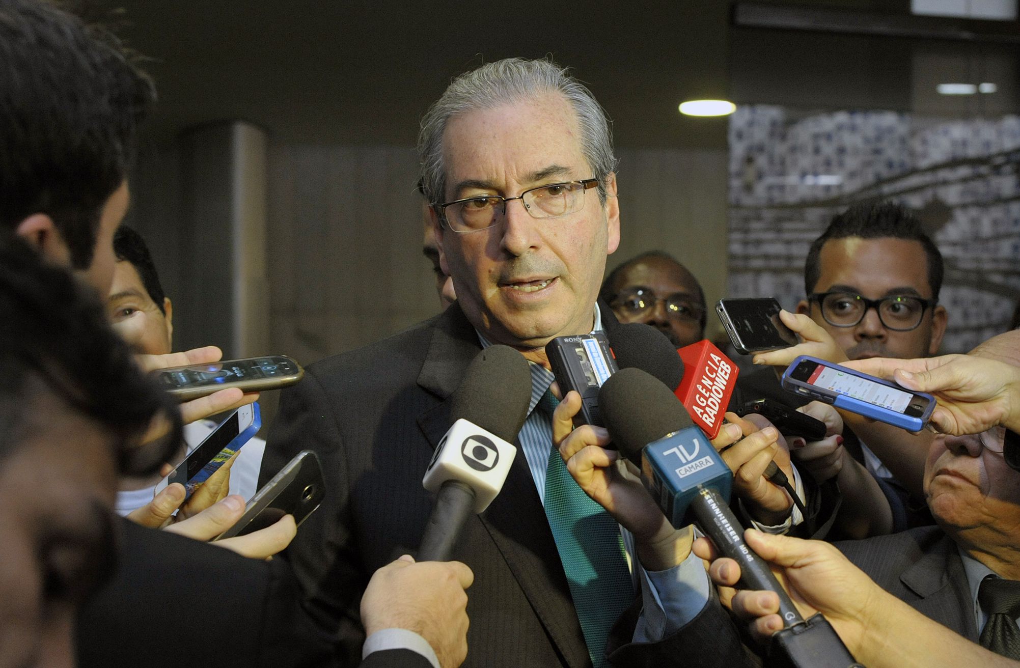 Eduardo Cunha participou de um evento sobre segurança nesta sexta-feira (25). | Alex Ferreira / Câmara dos Deputados