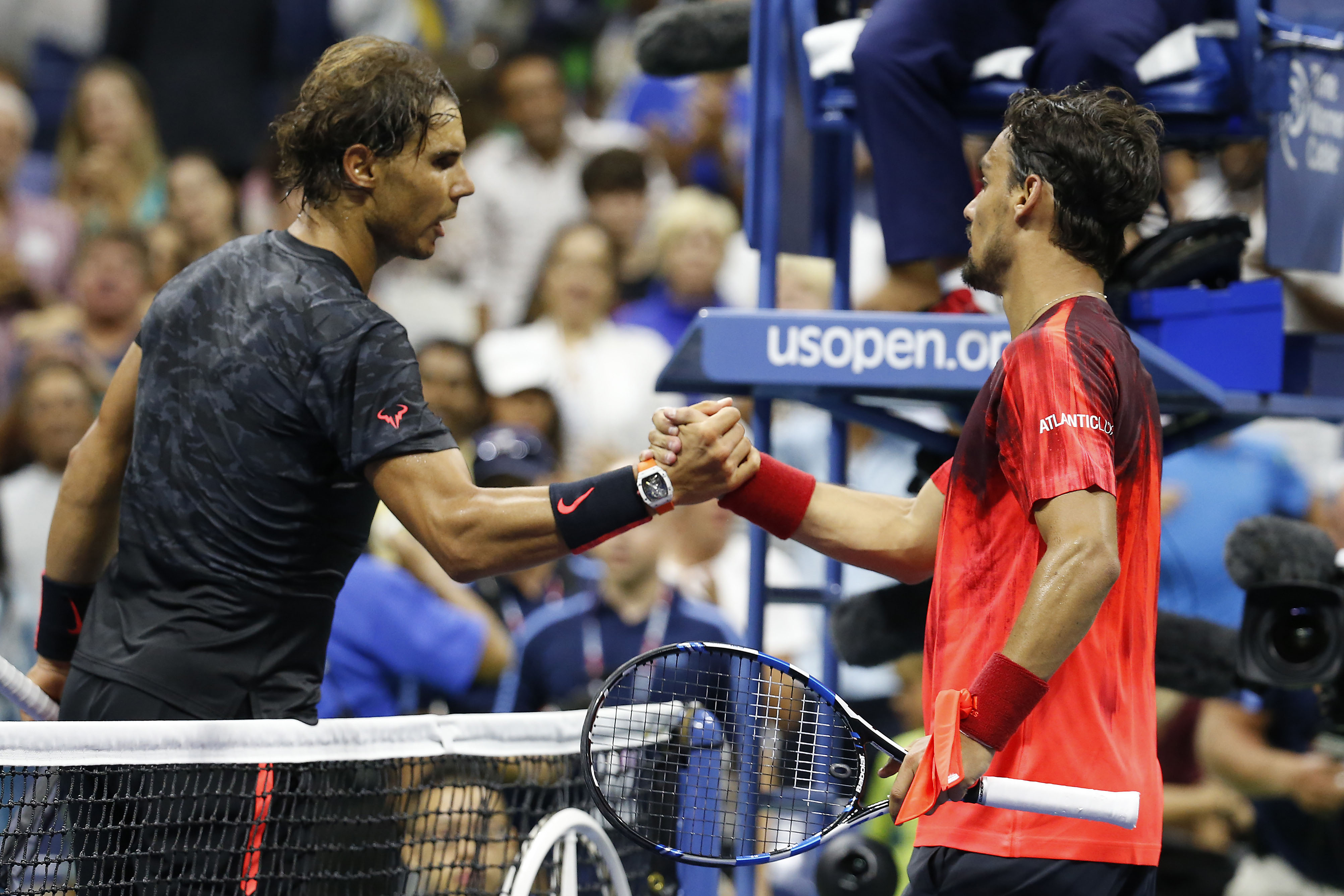 Foi a primeira vez que Nadal levou uma virada em Grand Slam após abrir 2 sets a 0 | Geoff Burke/USA Today Sports