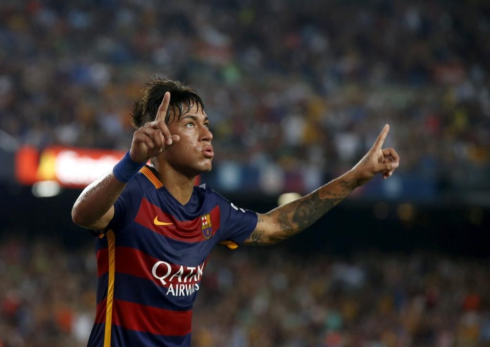 Segundo a Receita, Neymar tem apenas 8% de seus bens declarado em seu nome. | ALBERT GEA/REUTERS