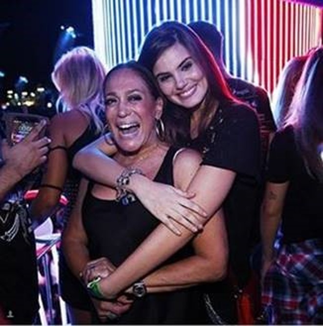 Dona Susana Vieira era só alegria. |