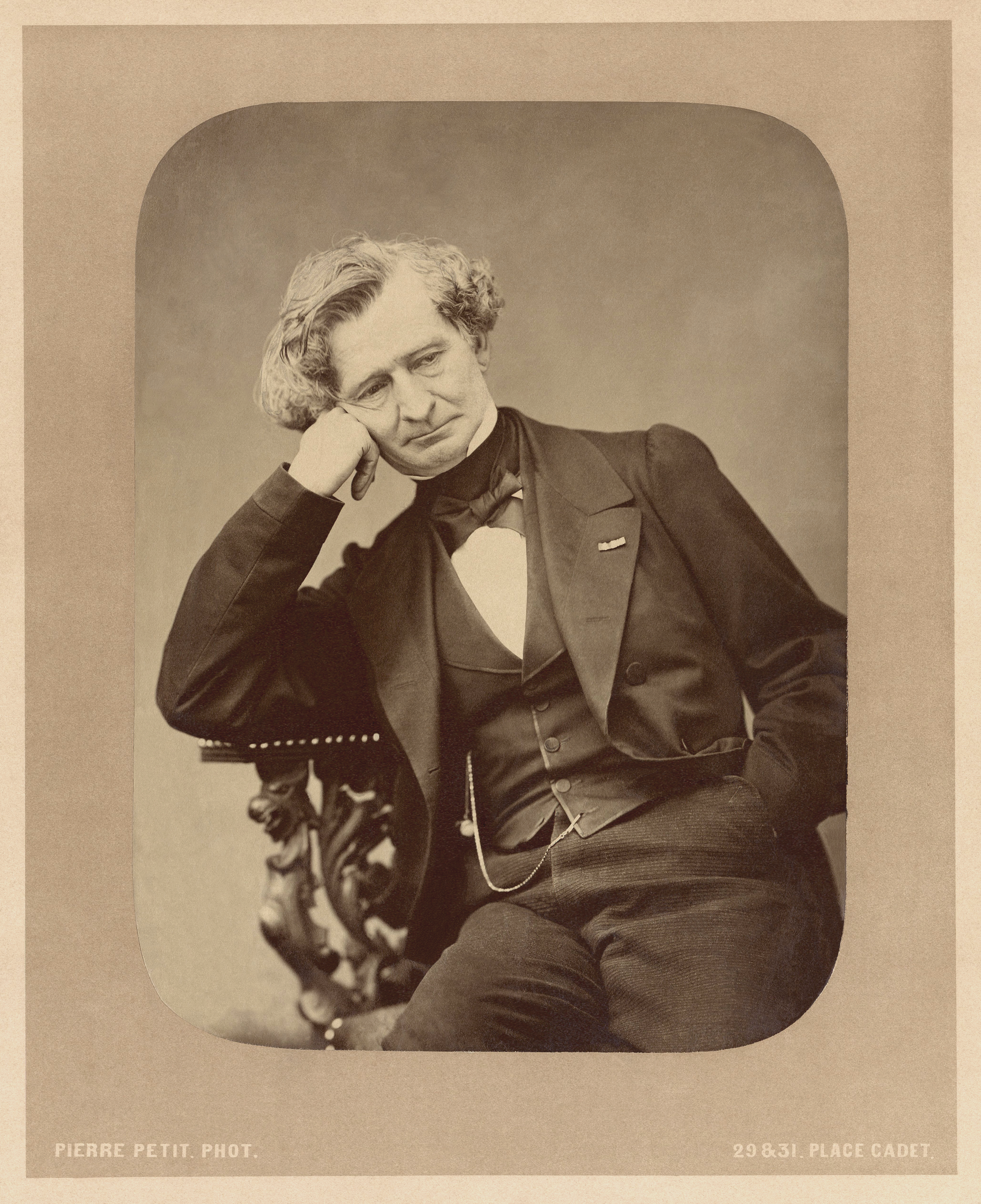 Foto célebre de Hector Berlioz feita por Pierre Petit em 1863. | Pierre Petit/Wikimedia Commons