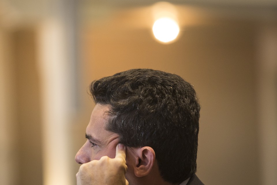 Juiz Sergio Moro voltou a defender a permanência da investigação no Paraná. | Marcelo Andrade/Gazeta do Povo