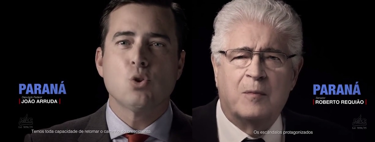 O deputado federal João Arruda é sobrinho do senador Roberto Requião. Os dois estão na propaganda. | /