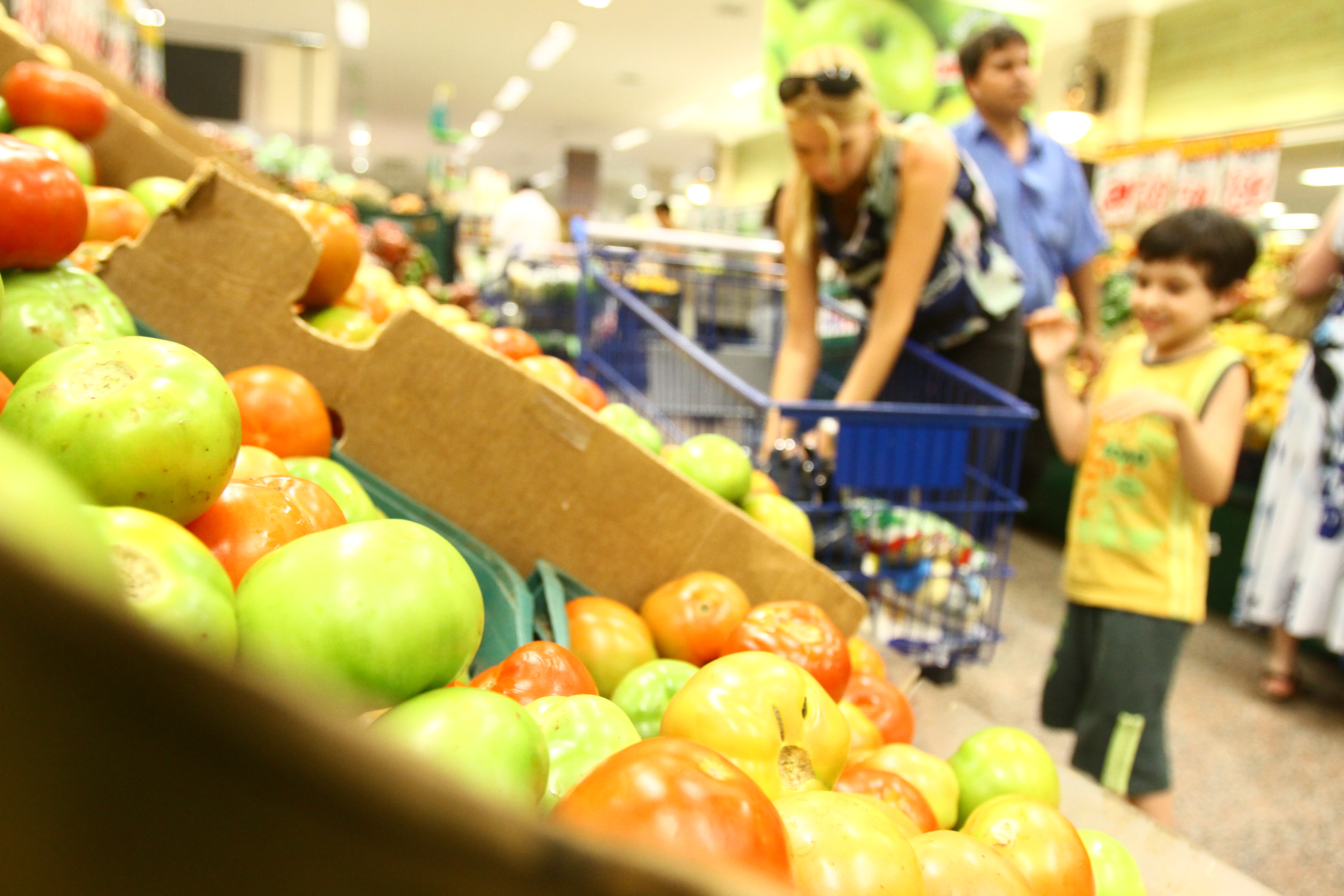 Tomate foi um dos produtos que apresentaram menores preços em agosto. | Gilberto Abelha/Gilberto Abelha