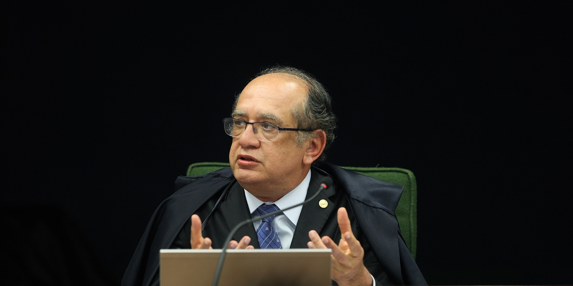 Gilmar Mendes acusou o PT de ter interesses escusos no financiamento de campanha. | Carlos Humberto/SCO/STF