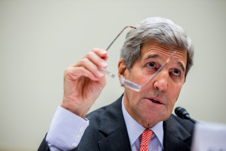 O secretário de Estado dos EUA, John Kerry, que negociou o acordo com o Irã | andrew harnik/AP