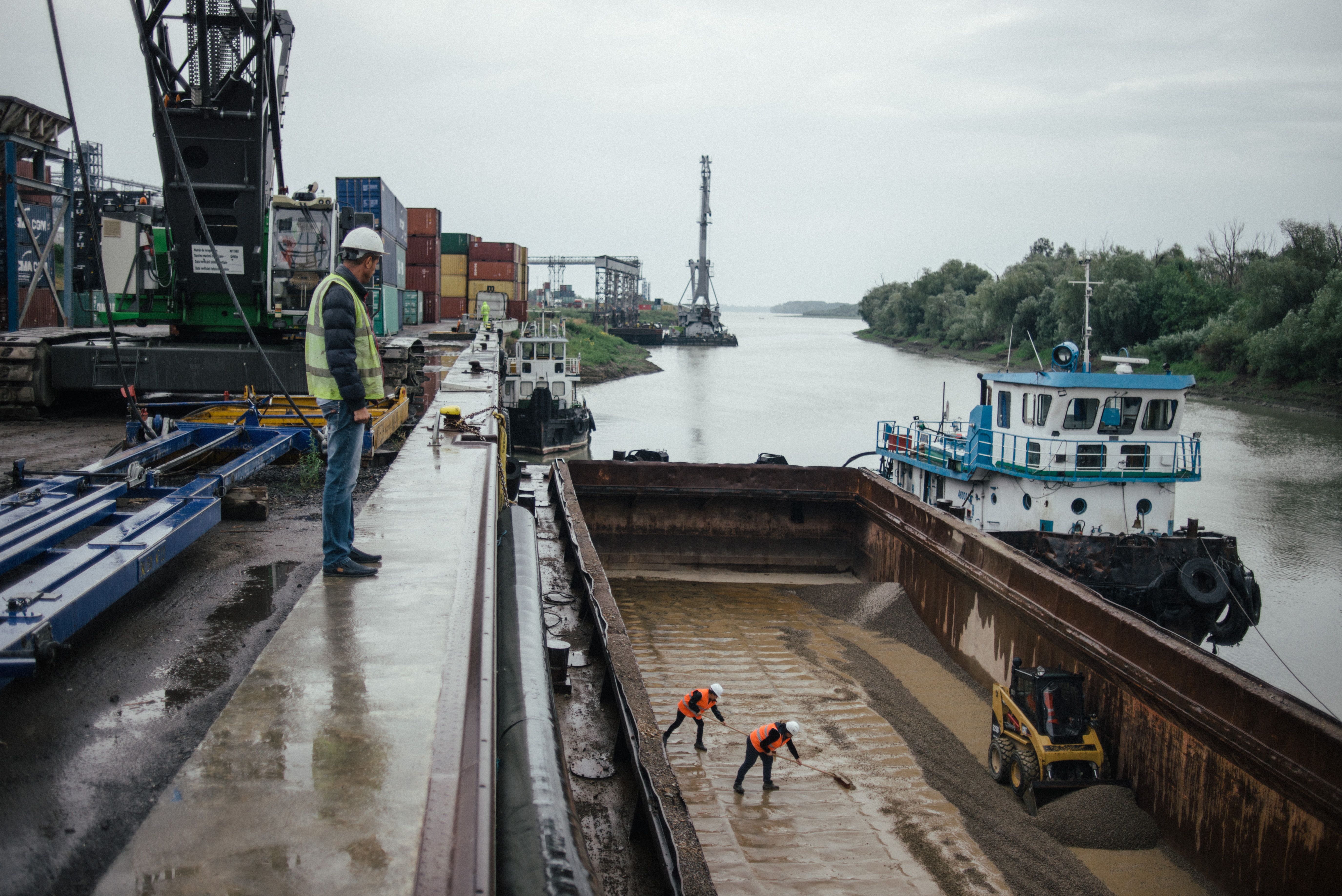 Antes da abertura do porto em Giurgiulesti, a Moldávia dependia da Romênia e da Ucrânia para receber produtos importados e exportar | Dmitry Kostyukov/The New York Times