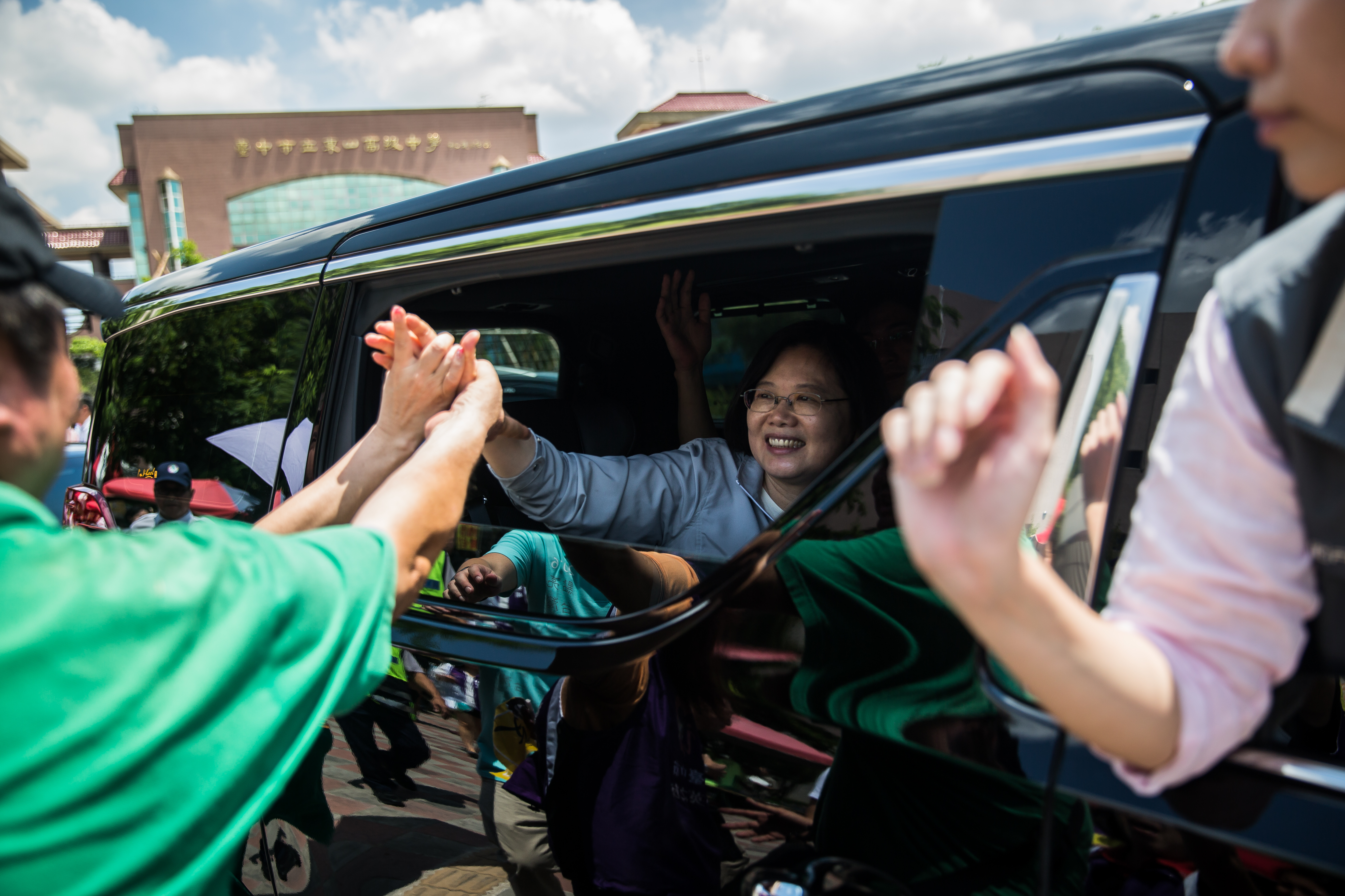 Tsai Ing-wen, 59, do Partido Democrático Progressista, é a favorita na eleição presidencial. | Billy H.C. Kwok/The New York Times