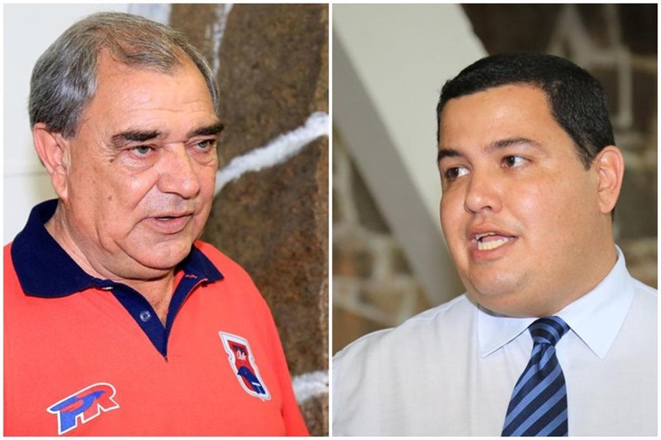 Casinha, o atual presidente, e Leonardo Oliveira, presidente eleito. | /Gazeta do Povo