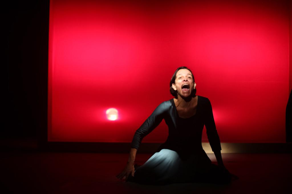 Fátima Ortiz protagoniza peã com texto de Sérgio Roveri. | Edu Camargo/Divulgação