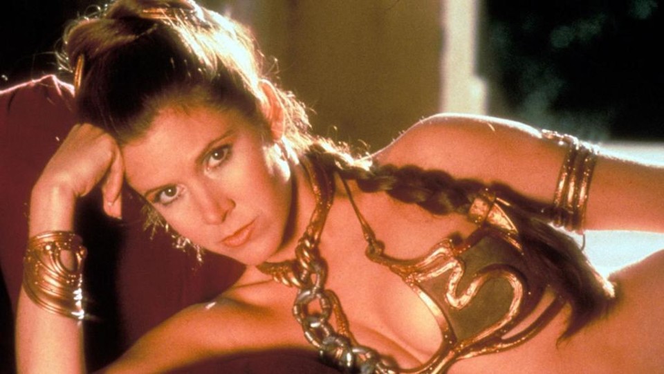 Biquini dourado usado por Carrie Fisher foi leiloado por 96 mil dólares | /Divulgação