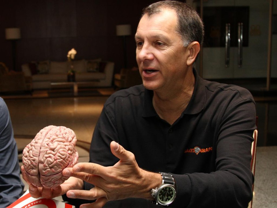 Patrick Renvoisé: leitura corporal é a base do neuromarketing. | Aniele Nascimento/Gazeta do Povo