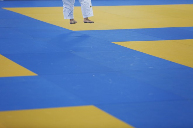 Pode sair do chão? Judô fez a festa de atletas mirins das classes sub-13 e sub-15. | Henry Milleo/Gazeta do Povo