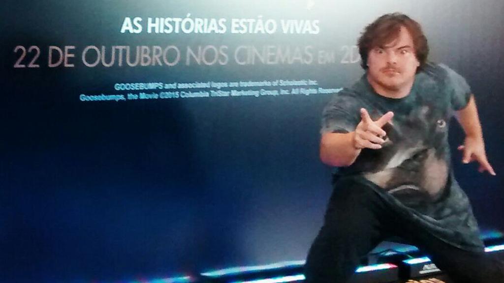 Jack Black no Brasil. | Cristiano Castilho/Gazeta do Povo