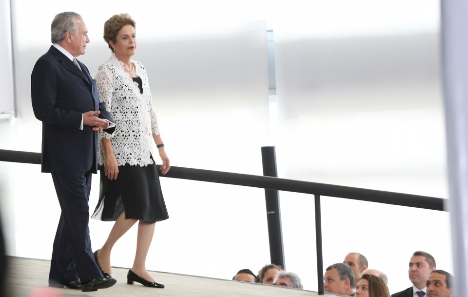 Dilma com o vice Michel Temer: sai um, os dois ou nenhum? | Lula Marques/ Agência PT