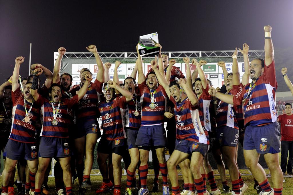 São José Rugby conquistou o nono título brasileiro de rúgbi. | Alan Morici/FramePhoto/Folhapress