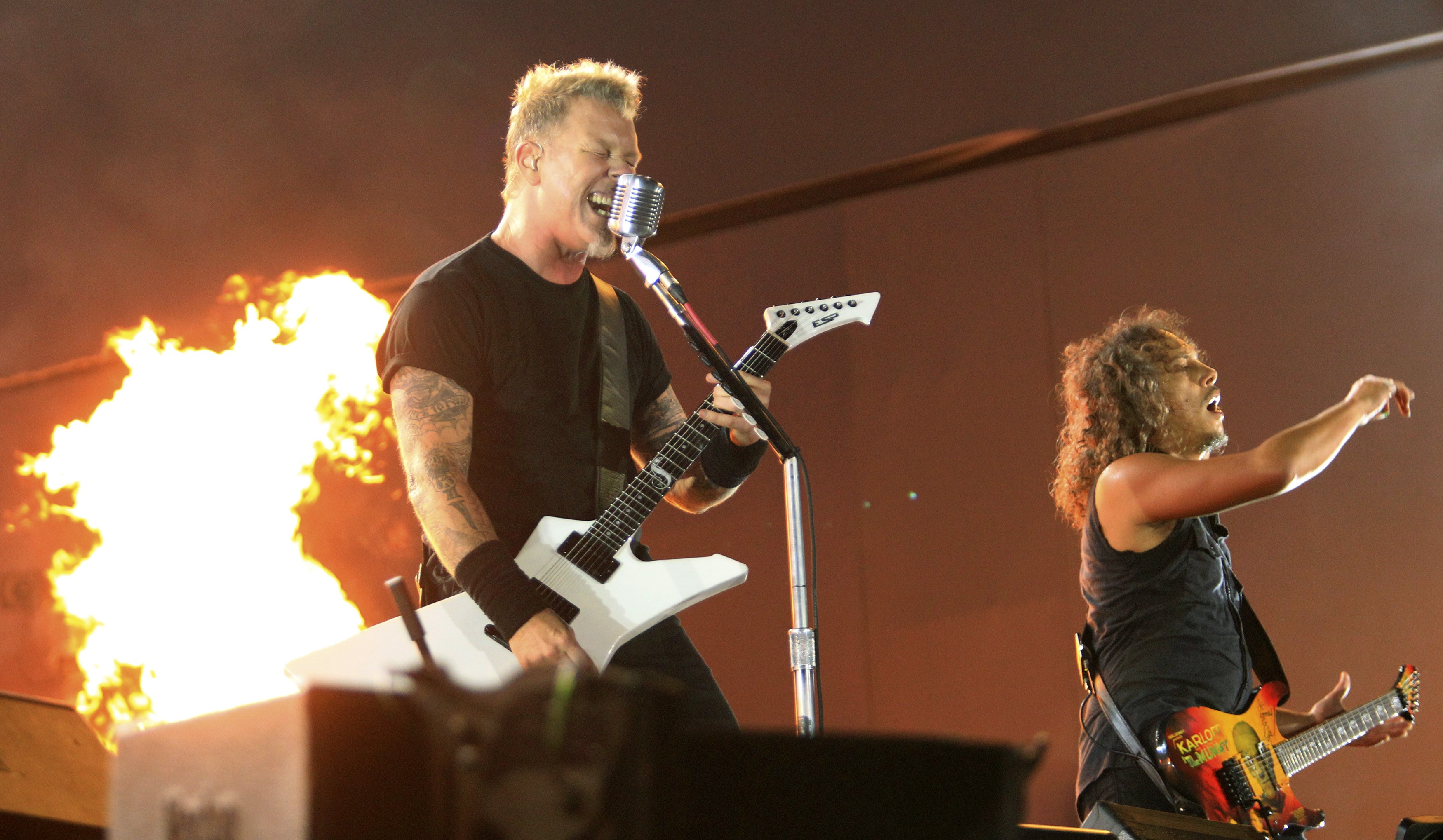 James Hetfield, do Metallica: “estamos gravando” | Sergio Moraes/Reuters