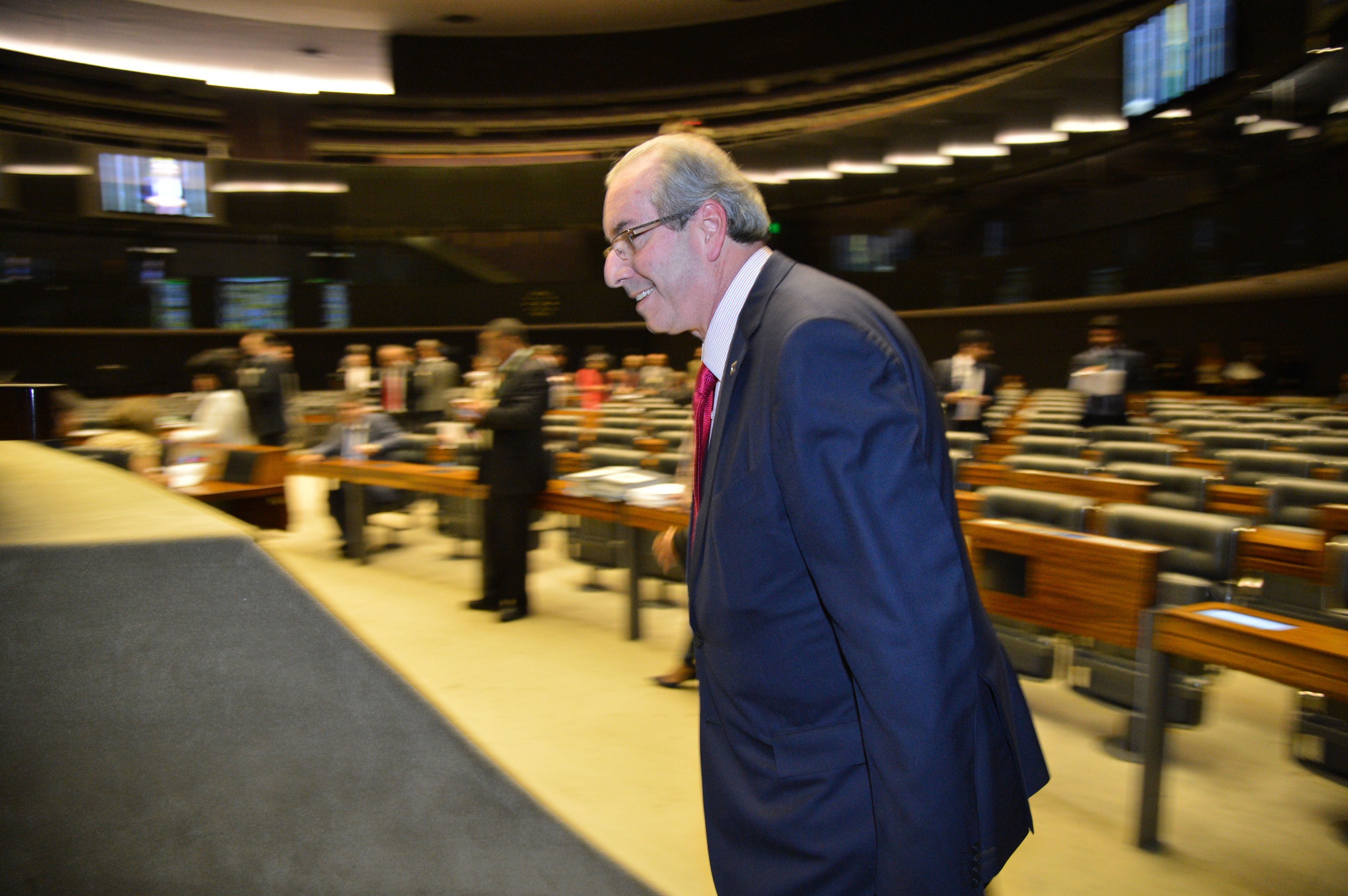 Após denúncias da Lava Jato, Eduardo Cunha começa a balançar no comando da Câmara Federal. | Fábio Rodrigues Pozzebom/Agência Brasil