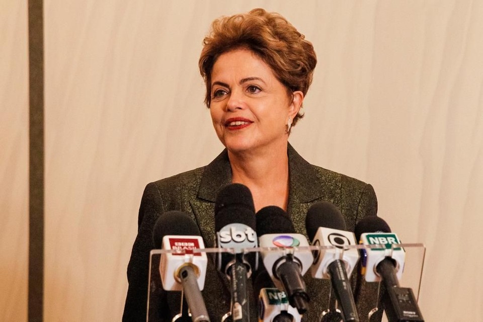 Dilma durante entrevista coletiva | Roberto Stuckert Filho/PR