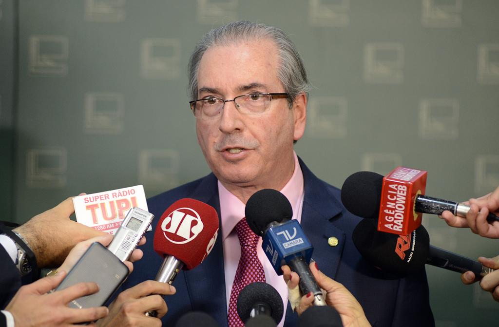 “Já estava praticamente anunciado por todos. Agora o parecer vai vir para o Congresso e a última palavra é e será do Congresso”, disse Cunha. | Gustavo Lima/Câmara dos Deputados