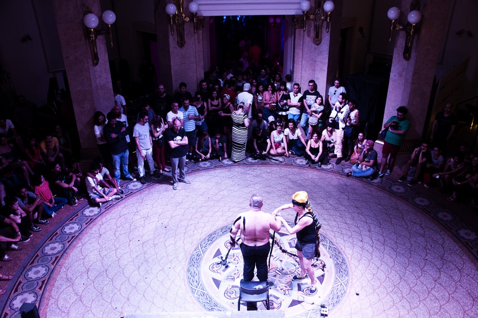 Ricardo Nolasco e Jo Mistinguett participam do evento “p.ARTE”. | Thiago Borba/Divulgação