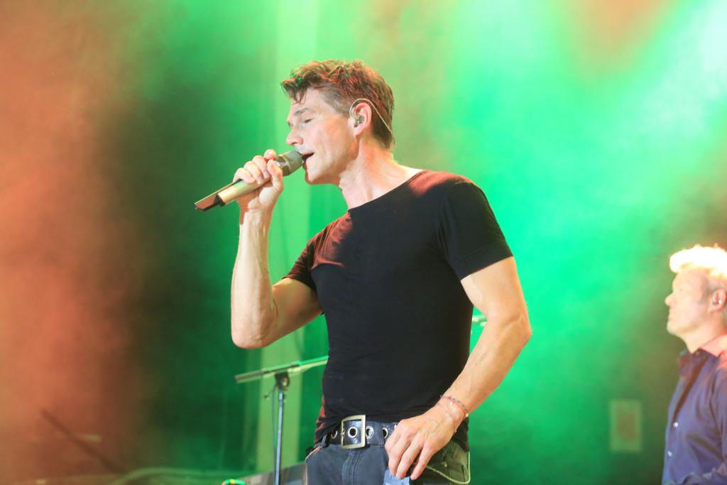 O vocalista do A-ha  Morten Harket. | Pedro Serapio/Gazeta do Povo
