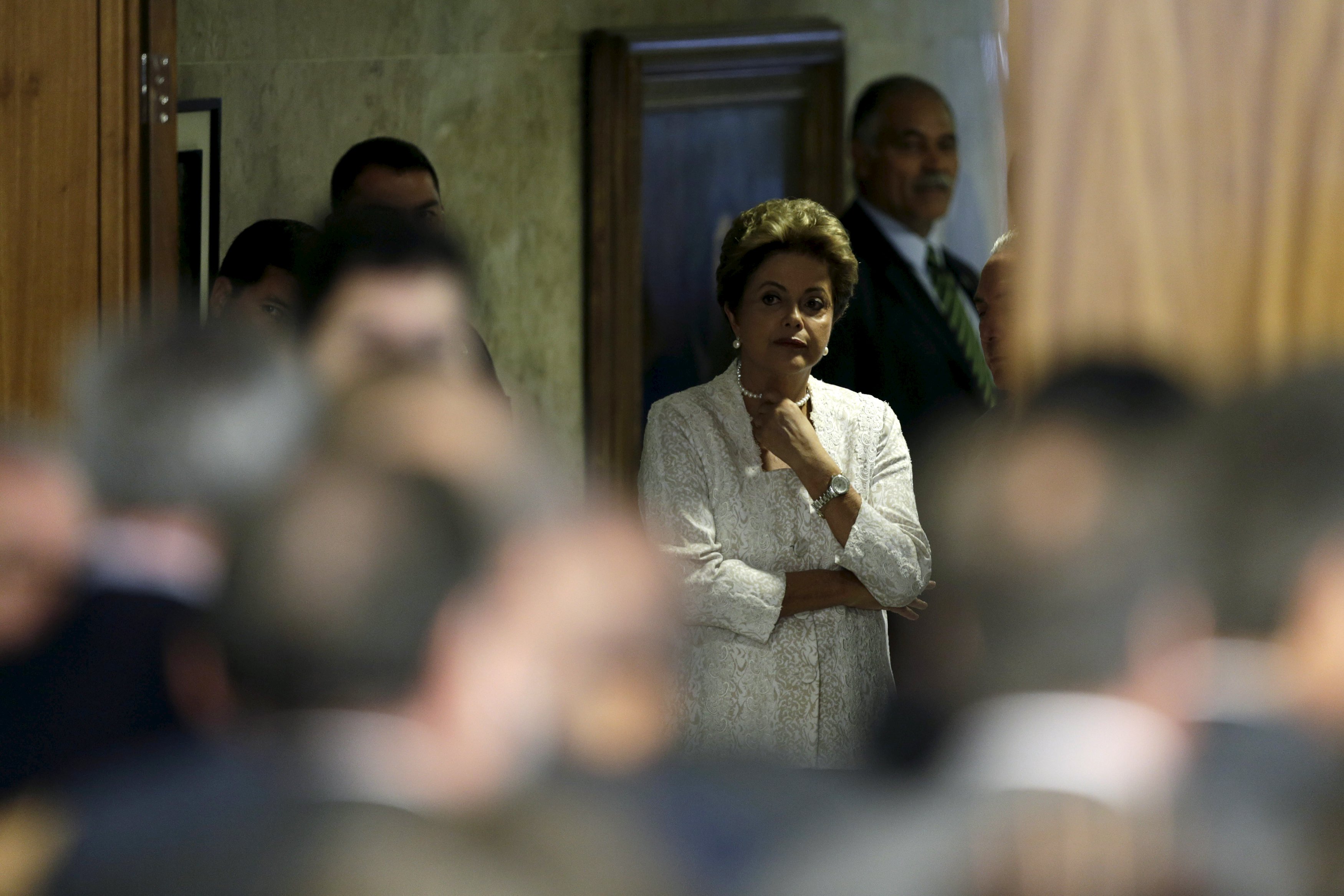 Presidente Dilma momento antes do anúncio da reforma ministerial: busca da governabilidade. | Ueslei Marcelino/Reuters
