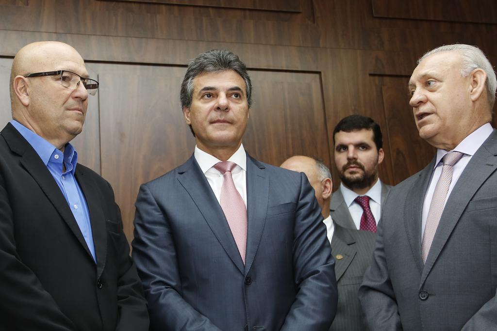 Richa com Romanelli e Traiano: Alep diz que somente as contas de 2012 foram enviadas à Casa. | Henry Milleo/Gazeta do Povo