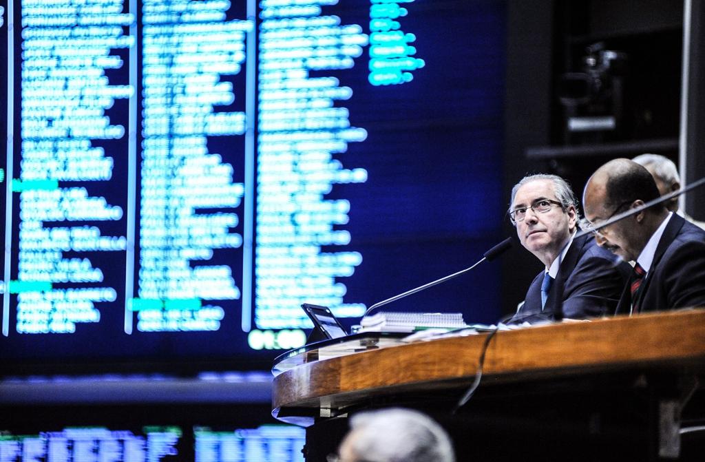 Cunha, sua esposa, a jornalista Cláudia Cruz, e sua filha Danielle são investigados por suspeita de terem contas secretas na Suíça. | LUIS MACEDO/Câmara dos Deputados