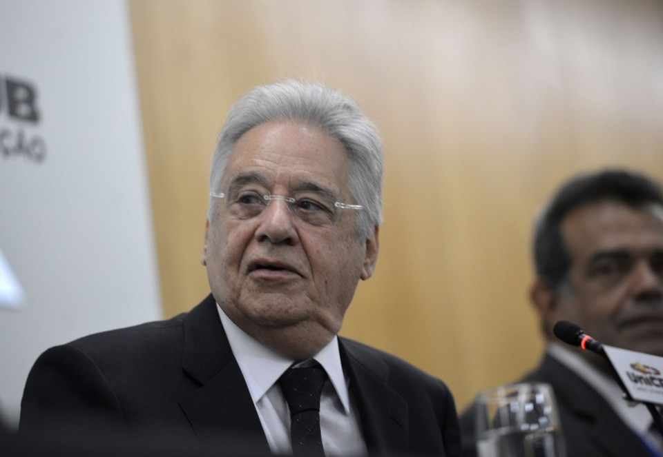 Fernando Henrique Cardoso participou do programa de entrevistas Roda Vida, da TV Cultura, nesta segunda-feira (27). | Wilson Dias/ Agência Brasil