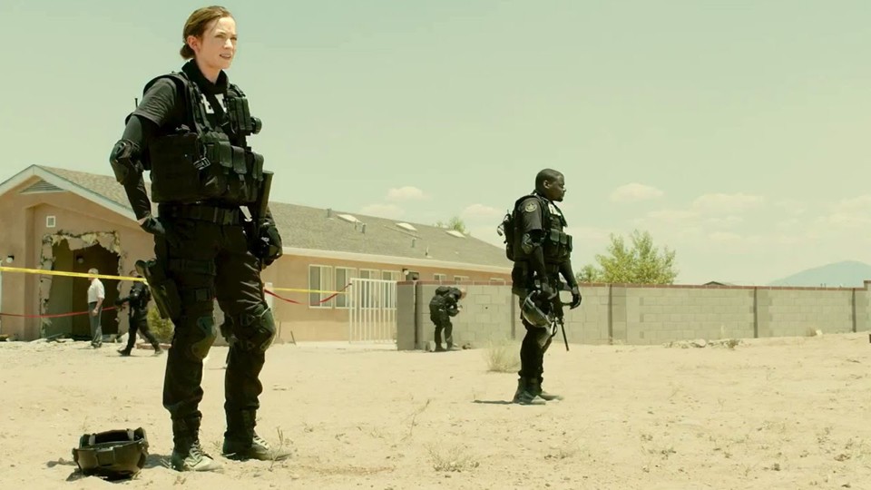 Emily Blunt em “Sicario”. | Divulgação