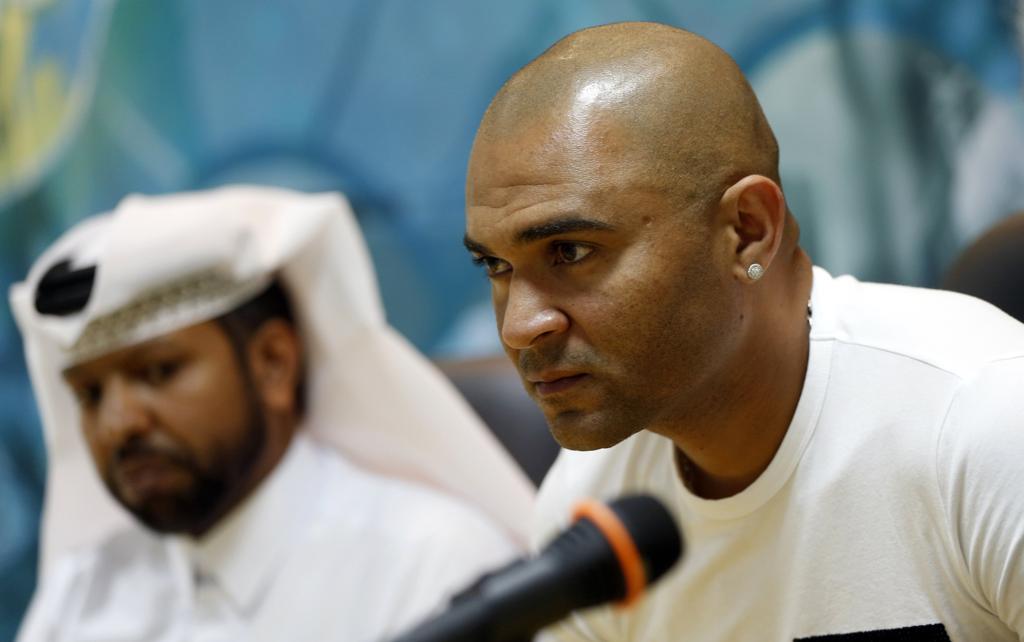 Afonso Alves durante sua passagem pelo Catar. | Fadi Al-Assaad/Reuters