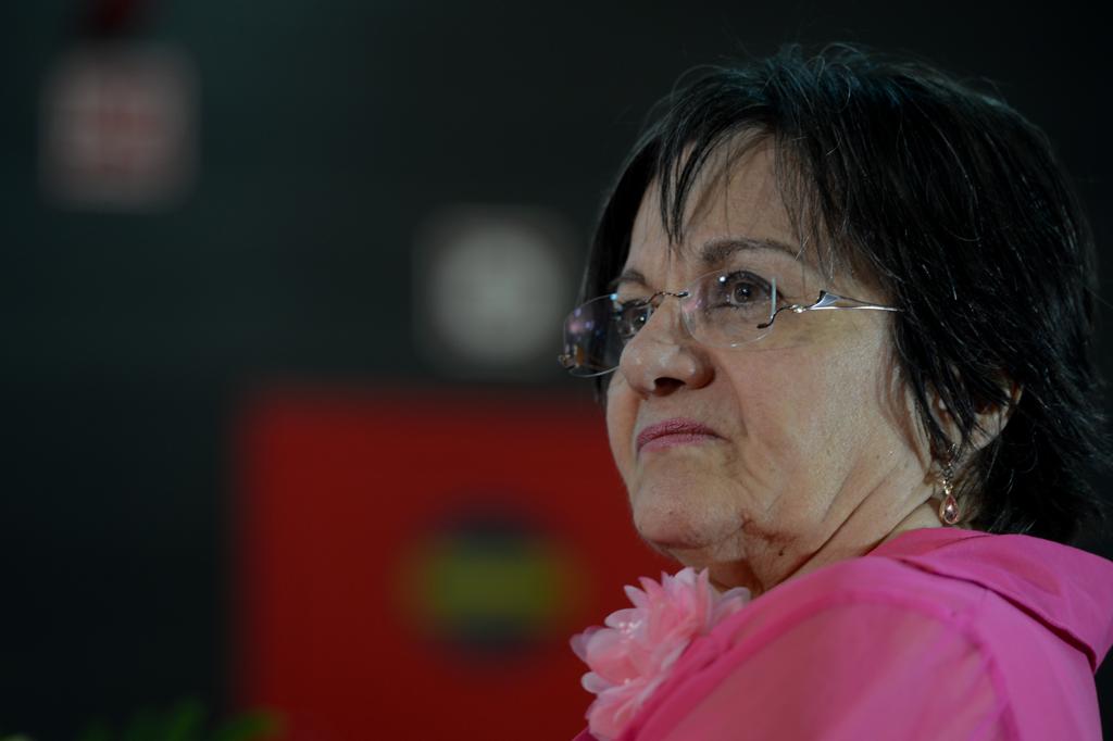 Maria da Penha, em foto tirada durante evento no Ministério Público do DF, em fevereiro de 2013 | Fabio Rodrigues Pozzebom/Agência Brasil