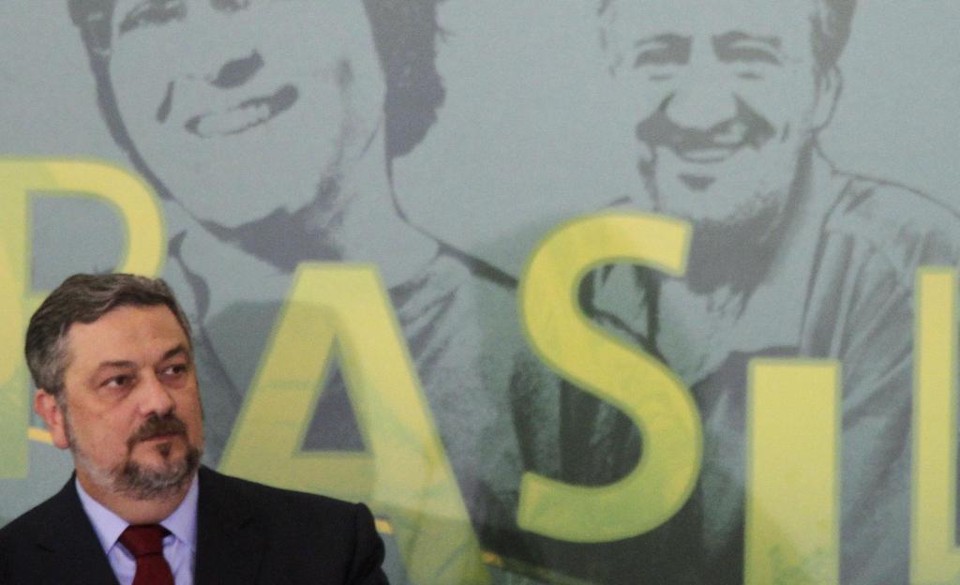 Palocci foi coordenador da campanha da presidente Dilma Rousseff, em 2010, e ocupava em 2011 cargo de ministro-chefe da Casa Civil | RM/TY/RICARDO MORAES