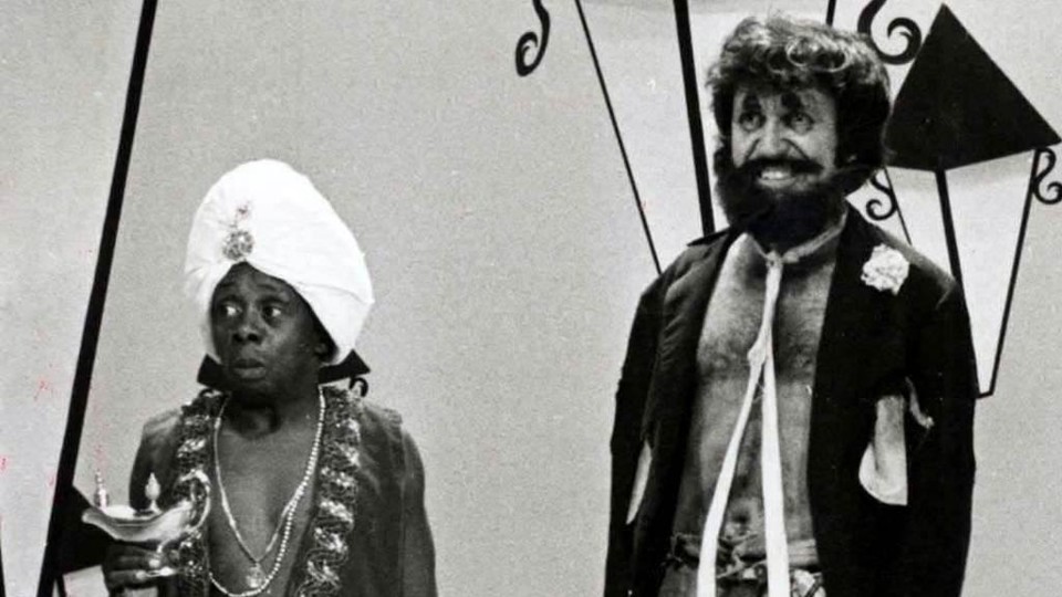 Grande Otelo ao lado de Moacyr Franco | Divulgação