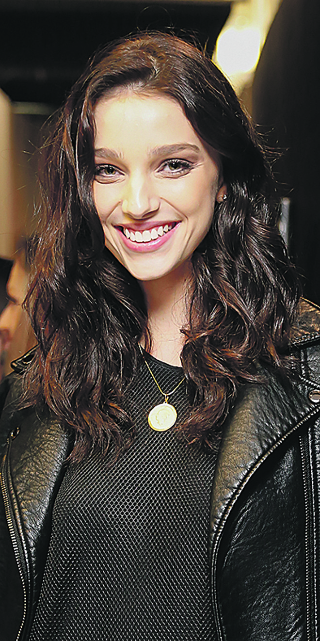 A top curitibana Larissa Marchiori, que prestigiou o evento. | Foto: Valterci Santos