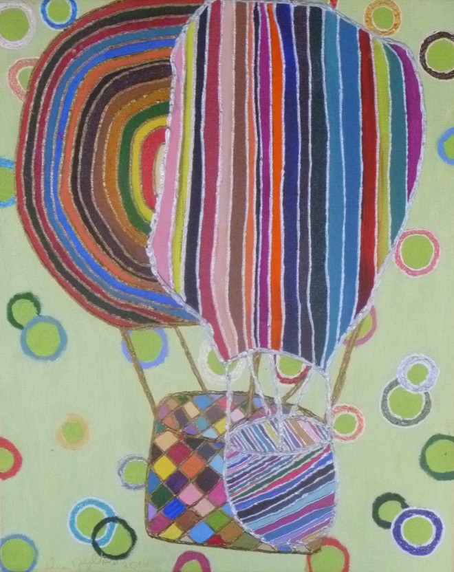 Quadro do garoto Nyltow Rafael, de 12 anos. |