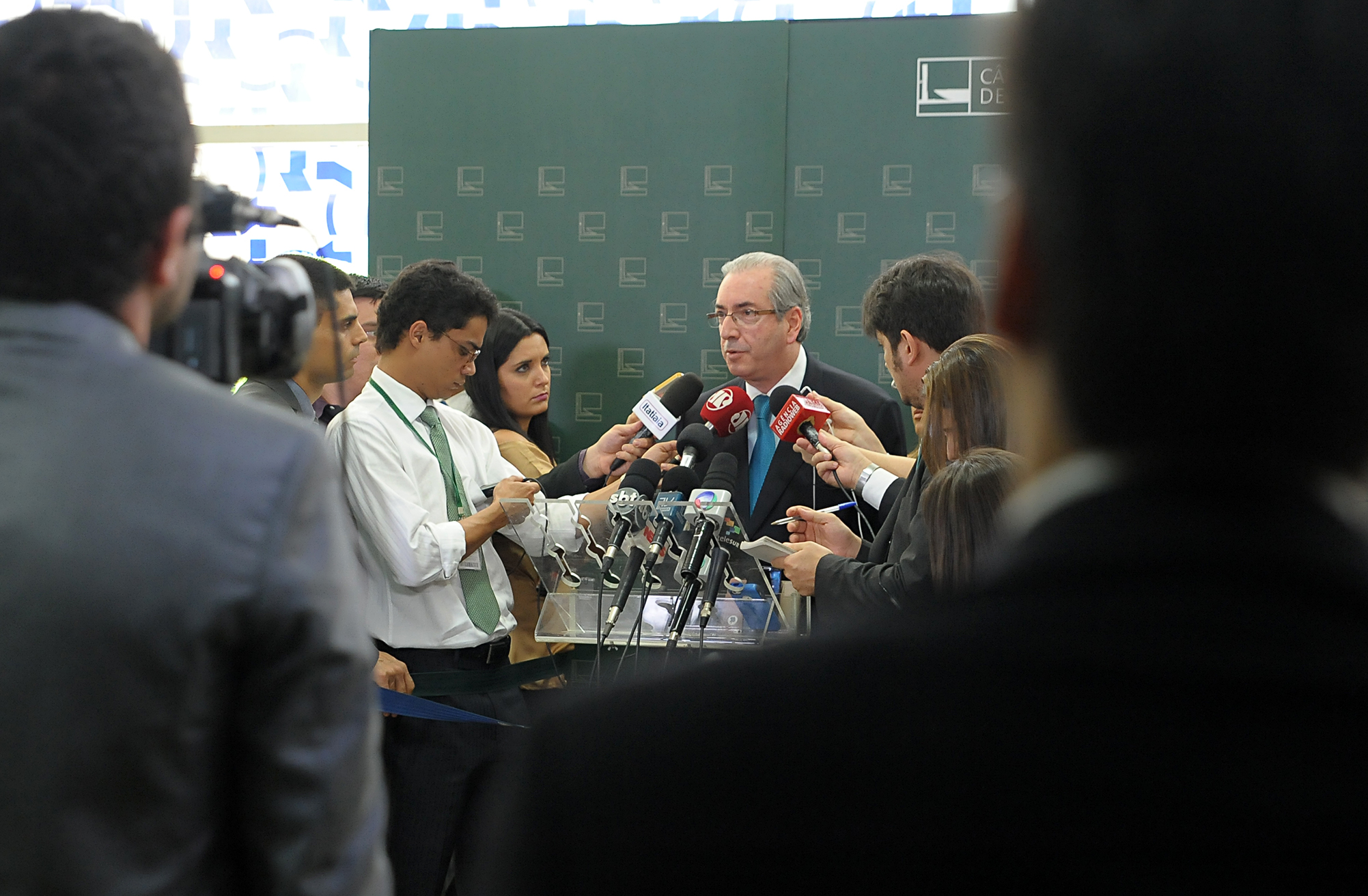 Eduardo Cunha, presidente da Câmara: morde e assopra em relação ao pedido de impeachment da presidente Dilma. | Alex Ferreira/ Câmara dos Deputados