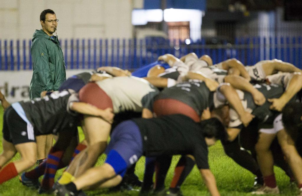Curitiba Rugby, do técnico Arno Southey, tenta bicampeonato nacional contra São José | Hugo Harada/Gazeta do Povo