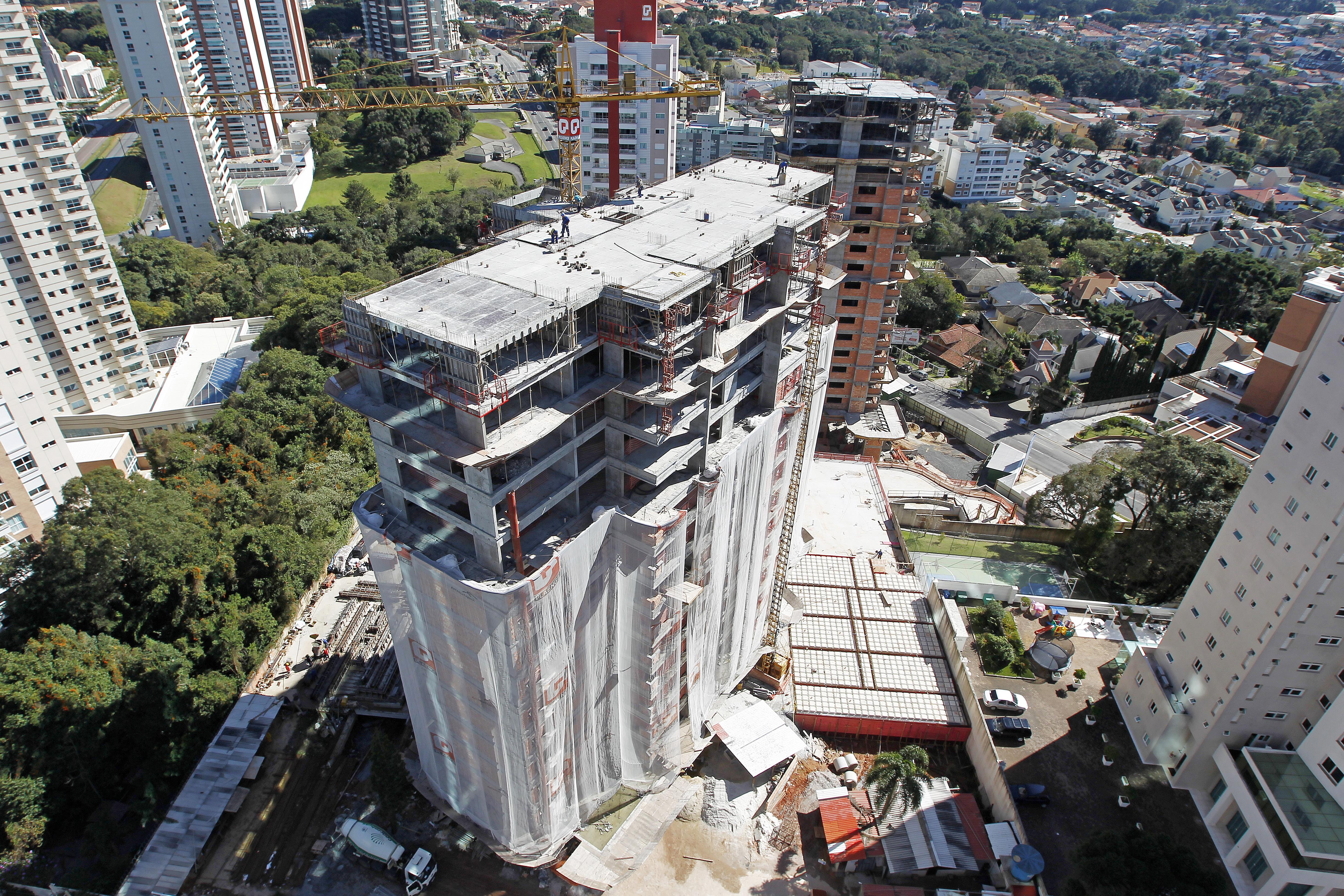 Edifício Essential, da Plaenge: cronograma é divulgado na obra. | Antônio More/Gazeta do Povo
